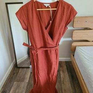NWT Voloshin Clementine Linen Dress